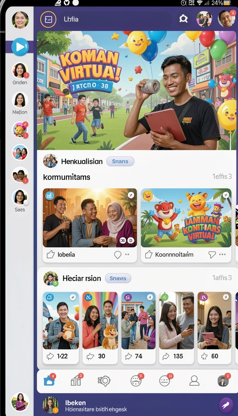 Beragam pilihan permainan menarik dalam aplikasi Download gameWrapperHead APK untuk Android.